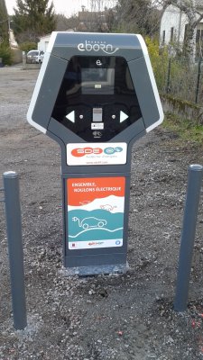 Focus sur la borne de recharge électrique